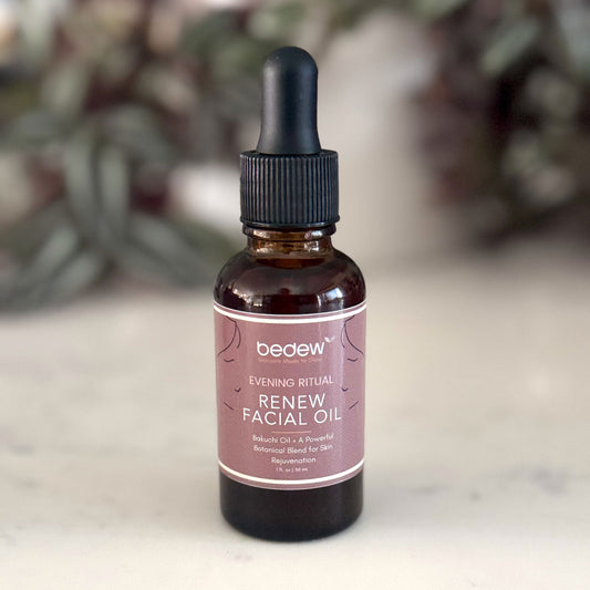 Renew Facial Oil – Smooths Fine Lines & Boosts Radiance (2% Bakuchiol)
